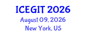 International Conference on e-Governance and Information Technology (ICEGIT) August 09, 2026 - New York, United States