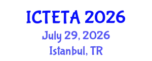 International Conference on Thermal Engineering Theory and Applications (ICTETA) July 29, 2026 - Istanbul, Turkey