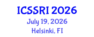 International Conference on Scholarly, Scientific Research and Innovation (ICSSRI) July 19, 2026 - Helsinki, Finland