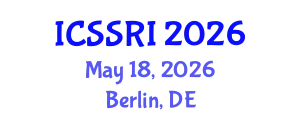 International Conference on Scholarly, Scientific Research and Innovation (ICSSRI) May 18, 2026 - Berlin, Germany