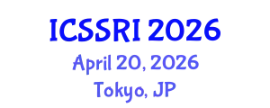 International Conference on Scholarly, Scientific Research and Innovation (ICSSRI) April 20, 2026 - Tokyo, Japan