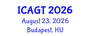 International Conference on Algorithmic Game Theory (ICAGT) August 23, 2026 - Budapest, Hungary