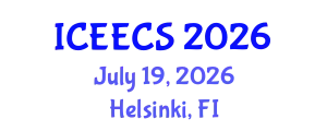International Conference on Electrochemical Energy Conversion and Storage (ICEECS) July 19, 2026 - Helsinki, Finland