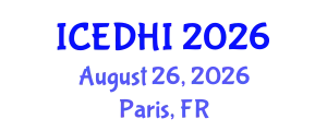 International Conference on Education of the Deaf and Hearing Impaired (ICEDHI) August 26, 2026 - Paris, France