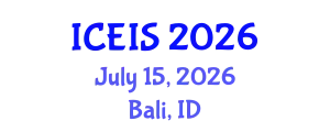International Conference on Educational and Instructional Studies (ICEIS) July 15, 2026 - Bali, Indonesia