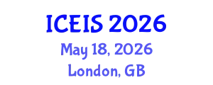 International Conference on Educational and Instructional Studies (ICEIS) May 18, 2026 - London, United Kingdom