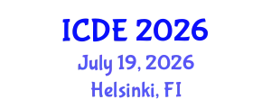 International Conference on Distance Education (ICDE) July 19, 2026 - Helsinki, Finland