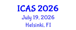 International Conference on Aeronautical Sciences (ICAS) July 19, 2026 - Helsinki, Finland