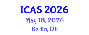 International Conference on Aeronautical Sciences (ICAS) May 18, 2026 - Berlin, Germany