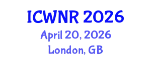 International Conference on Wildlife and Natural Resources (ICWNR) April 20, 2026 - London, United Kingdom