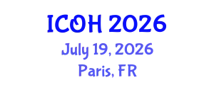 International Conference on One Health (ICOH) July 19, 2026 - Paris, France