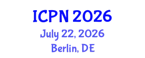 International Conference on Pediatric Nephrology (ICPN) July 22, 2026 - Berlin, Germany