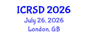 International Conference on Radiation Science and Dosimetry (ICRSD) July 26, 2026 - London, United Kingdom