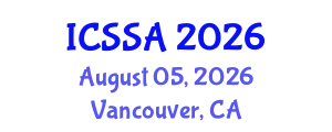International Conference on Spectroscopy and Spectral Analysis (ICSSA) August 05, 2026 - Vancouver, Canada