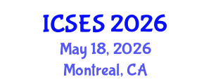 International Conference on Software Engineering and Systems (ICSES) May 18, 2026 - Montreal, Canada