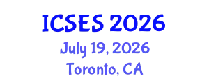 International Conference on Software Engineering and Systems (ICSES) July 19, 2026 - Toronto, Canada