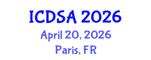 International Conference on Distributed Systems and Applications (ICDSA) April 20, 2026 - Paris, France