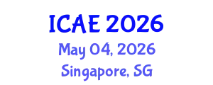 International Conference on Agricultural Economics (ICAE) May 04, 2026 - Singapore, Singapore