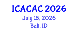 International Conference on Advances in Chemistry and Applied Chemistry (ICACAC) July 15, 2026 - Bali, Indonesia