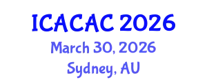 International Conference on Advances in Chemistry and Applied Chemistry (ICACAC) March 30, 2026 - Sydney, Australia