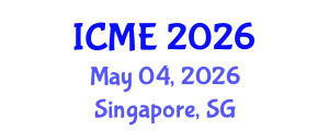 International Conference on Mathematics Education (ICME) May 04, 2026 - Singapore, Singapore