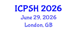 International Conference on Psychology and Social Harmony (ICPSH) June 29, 2026 - London, United Kingdom