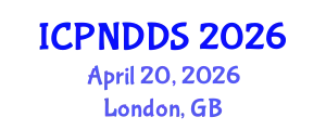 International Conference on Pharmaceutics and Novel Drug Delivery Systems (ICPNDDS) April 20, 2026 - London, United Kingdom