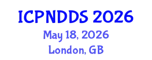 International Conference on Pharmaceutics and Novel Drug Delivery Systems (ICPNDDS) May 18, 2026 - London, United Kingdom