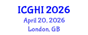 International Conference on Global Health and Innovation (ICGHI) April 20, 2026 - London, United Kingdom