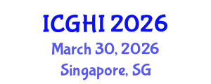 International Conference on Global Health and Innovation (ICGHI) March 30, 2026 - Singapore, Singapore