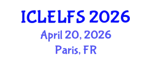 International Conference on Law, Evidence Law and Forensic Sciences (ICLELFS) April 20, 2026 - Paris, France