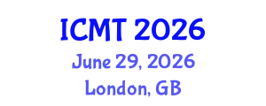 International Conference on Maritime Transport (ICMT) June 29, 2026 - London, United Kingdom
