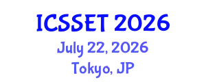 International Conference on Sport Science, Engineering and Technology (ICSSET) July 22, 2026 - Tokyo, Japan