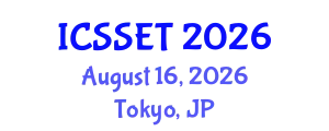 International Conference on Sport Science, Engineering and Technology (ICSSET) August 16, 2026 - Tokyo, Japan