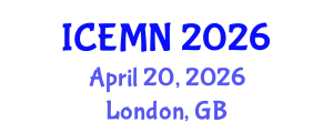 International Conference on Emergency Medicine and Public Health (ICEMN) April 20, 2026 - London, United Kingdom