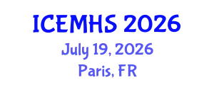 International Conference on Emergency Medicine and Healthcare Systems (ICEMHS) July 19, 2026 - Paris, France