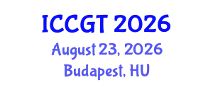 International Conference on Combinatorics and Graph Theory (ICCGT) August 23, 2026 - Budapest, Hungary