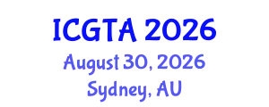 International Conference on Geometry, Topology and Applications (ICGTA) August 30, 2026 - Sydney, Australia