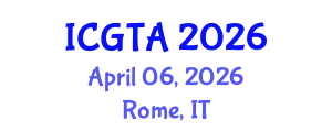 International Conference on Geometry, Topology and Applications (ICGTA) April 06, 2026 - Rome, Italy