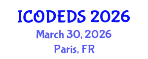International Conference on Ordinary Differential Equations and Dynamical Systems (ICODEDS) March 30, 2026 - Paris, France