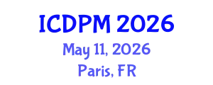 International Conference on Disaster Prevention and Mitigation (ICDPM) May 11, 2026 - Paris, France