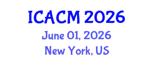 International Conference on Advanced Composite Materials (ICACM) June 01, 2026 - New York, United States