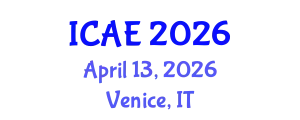 International Conference on Architecture Environment (ICAE) April 13, 2026 - Venice, Italy