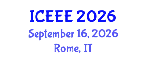 International Conference on Environmental and Ecological Economics (ICEEE) September 16, 2026 - Rome, Italy