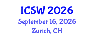 International Conference on Social Work (ICSW) September 16, 2026 - Zurich, Switzerland