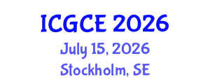International Conference on Green Chemistry and Environment (ICGCE) July 15, 2026 - Stockholm, Sweden