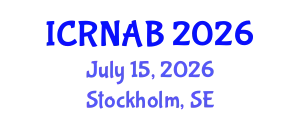 International Conference on RNA Biology (ICRNAB) July 15, 2026 - Stockholm, Sweden