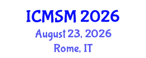International Conference on Microelectronics and Semiconductor Manufacturing (ICMSM) August 23, 2026 - Rome, Italy