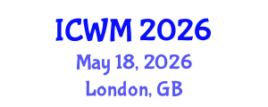 International Conference on Wound Management (ICWM) May 18, 2026 - London, United Kingdom