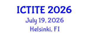 International Conference on Textile Industrial Technology and Engineering (ICTITE) July 19, 2026 - Helsinki, Finland